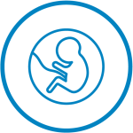 Captivating image of a pregnant woman with a visible baby in the womb, representing the compassionate midwifery care at the Medical University of Silesia.